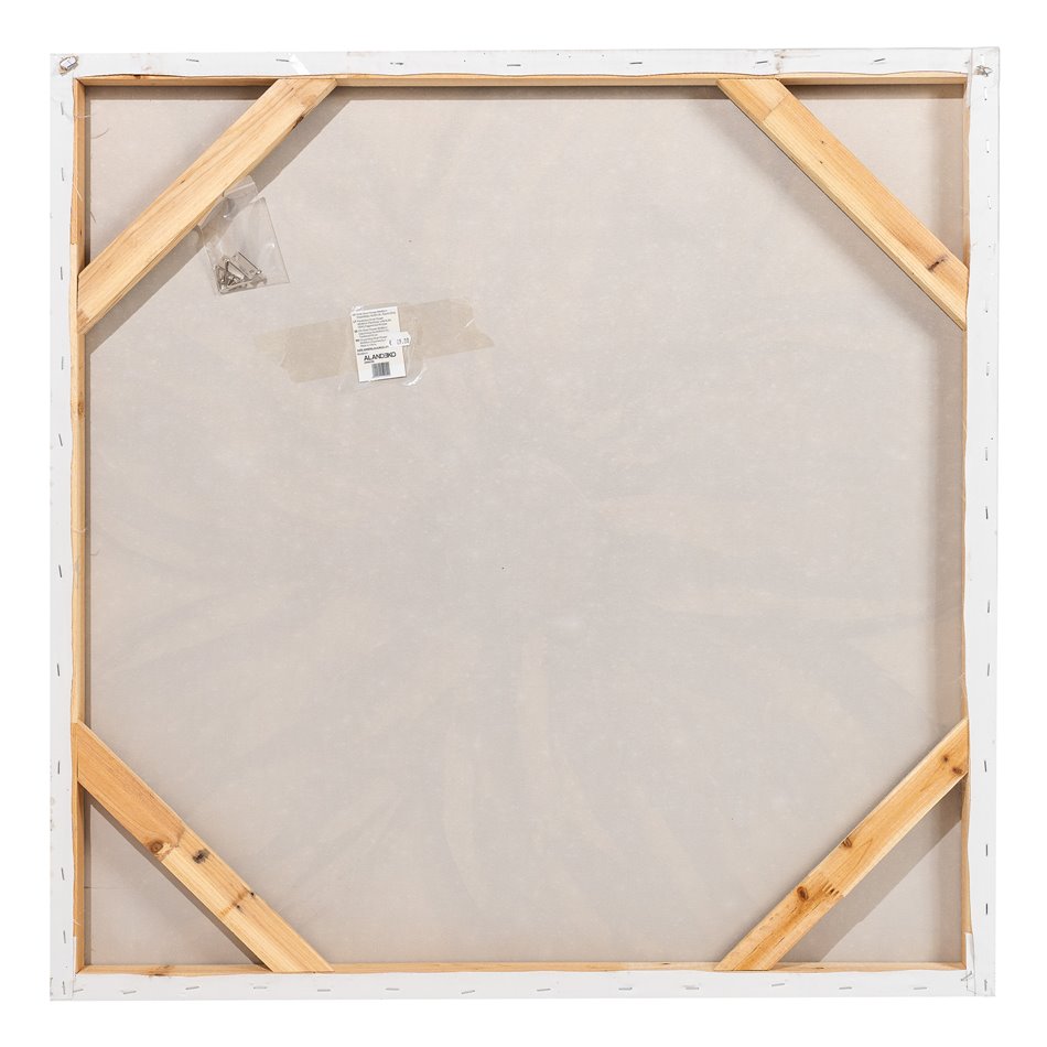 Картина на холсте Silver Flower, 80x80cm