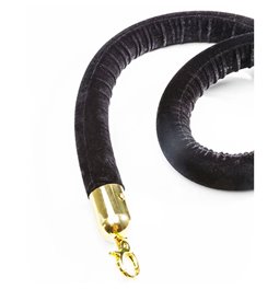 Шнур-ограничитель VIP Vegas, черный/золотистый цвет, 150x3.8cm