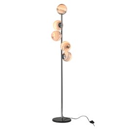 Торшер Rade 5, blue/chrom, H170x D30cm, E14x5 40W(MAX)