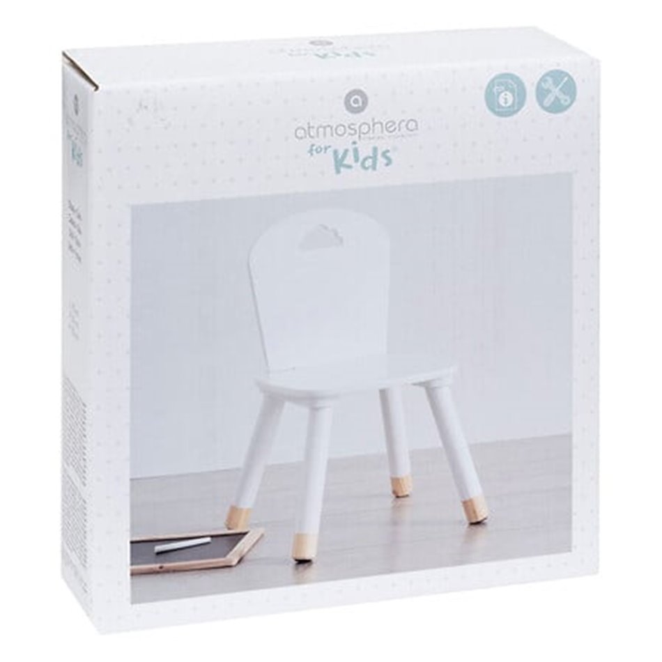 Chair Sweet, white, H50x26x28cm, seat height 25cm