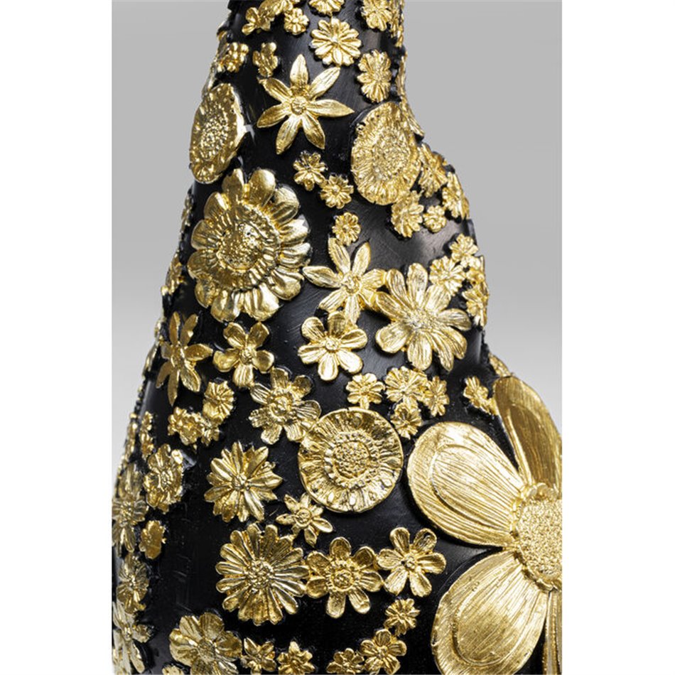 Decorative figure Gnome Standing, black/golden colors, H45.5x14.5x19