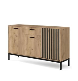 Chest of drawers Hamino, MDF/polypropylene, H84x40x154cm