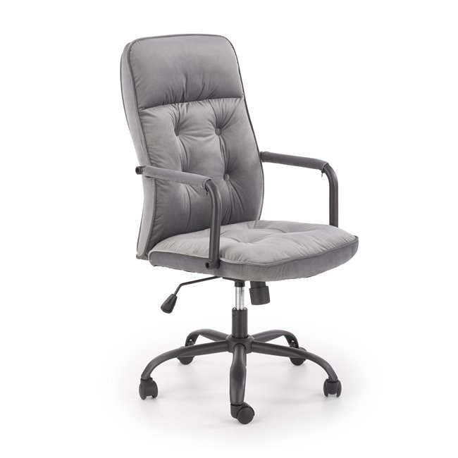 Office chair Holinn, grey, H102-110x54x57cm, seat H44-52cm