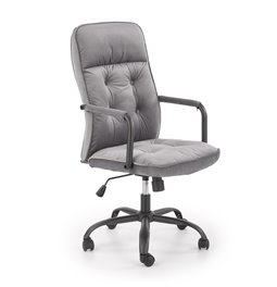 Office chair Holinn, grey, H102-110x54x57cm, seat H44-52cm