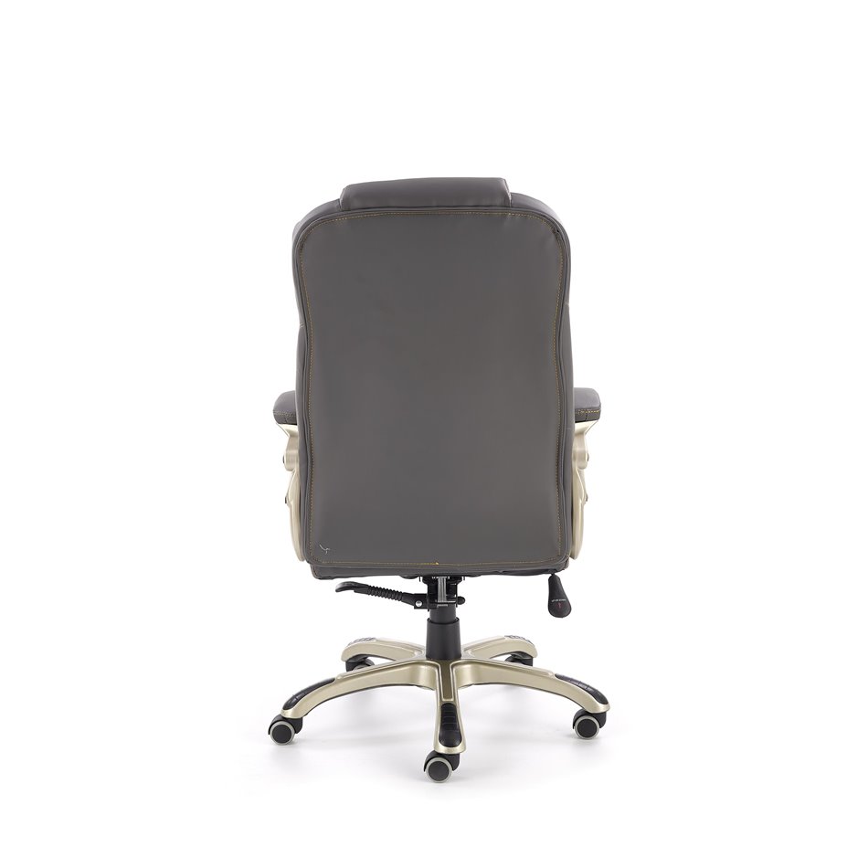 Офисное кресло Hesmond, экокожа серого цвета, H112-119x67x70см