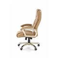 Office chair Hesmond, beige eco leather, H112-119x67x70cm