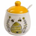 Баночка для меда с ложкой Bee, 10x12cm, 300ml