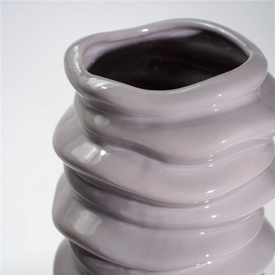 Vase Gartowa B3, taupe, 13.5x46cm