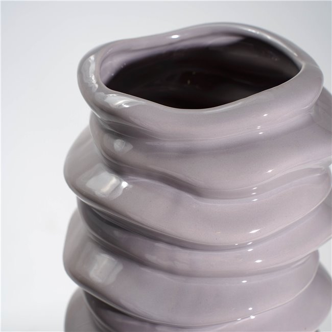 Vase Gartowa B3, taupe, 13.5x46cm