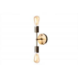 Sienas lampa Reba, E27 2x60W, bronzas krāsā, 7x14x27cm