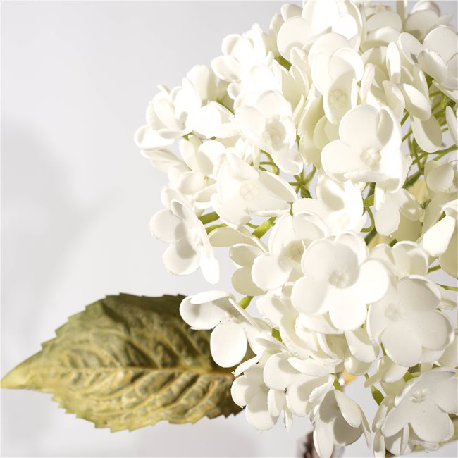 Dekoratīvs zieds Hydrangea White, balts, H74cm