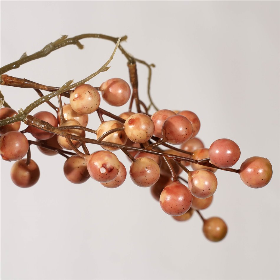 Декоративное растение Berry spray, оранжевый/коричневый, H80cm