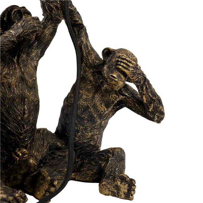 Table lamp Three monkeys, H29.5x16x27.5cm