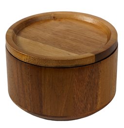 Acacia wood plate Filly, D14x9cm