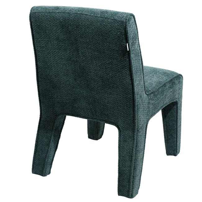 Accent chair Madrigal 64, blue color, H80x53x69cm, seat height 48cm