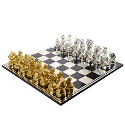 WILD ANIMAL CHESS set, H15x60.5x60.5cm