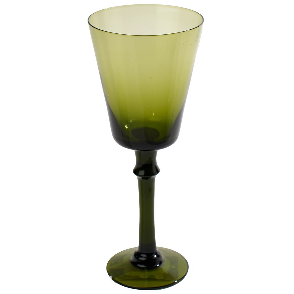 Бокал для вина Sepino, green, 220ml, H22cm, D9cm