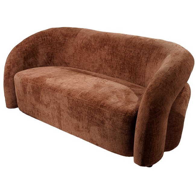 2 seater sofa Vally, caramel 500, 177x89x72cm
