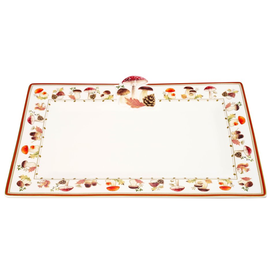Serving platter Autumn Breeze, porcelain, 35x25cm