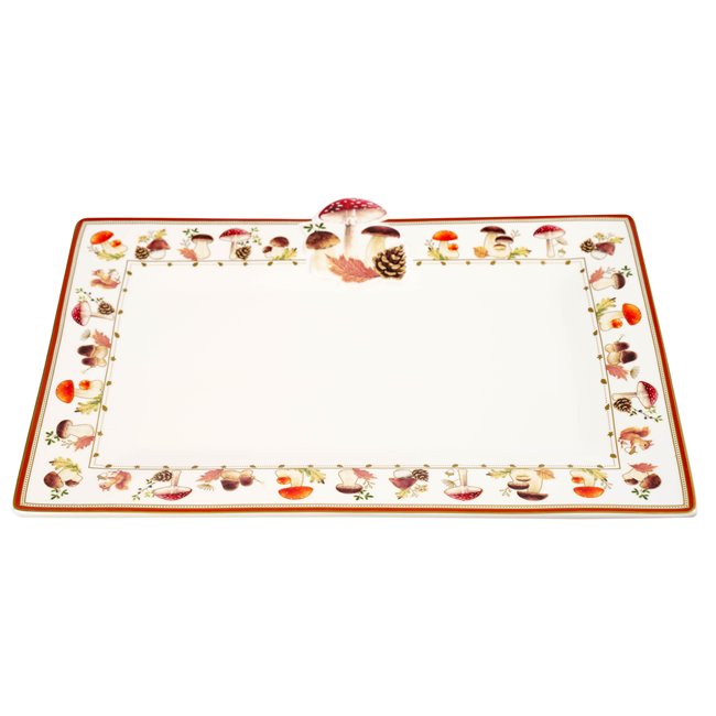 Serving platter Autumn Breeze, porcelain, 35x25cm