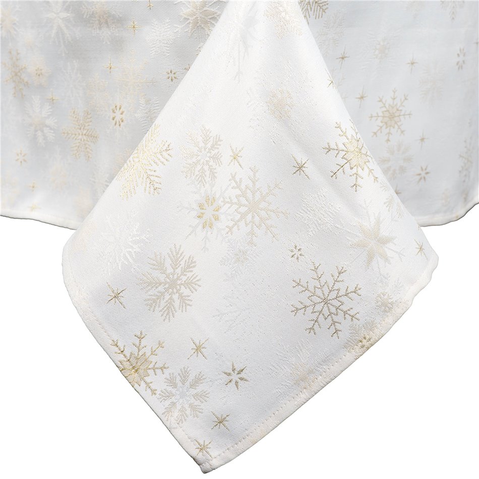 Tablecloth Snowflakes, 140x240cm