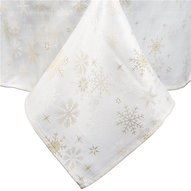 Tablecloth Snowflakes, 140x240cm