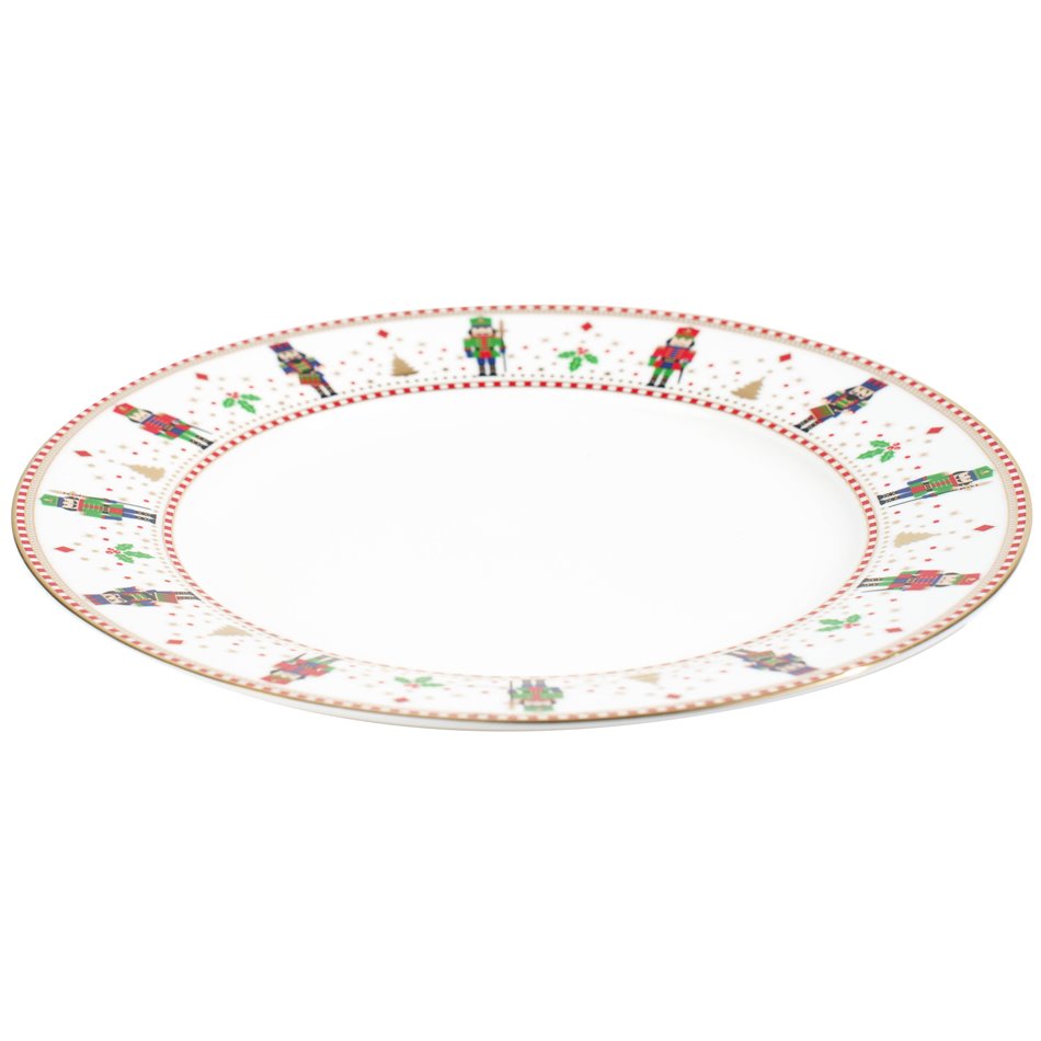 Porcelain dinner plate Nutcracker, D26.5cm