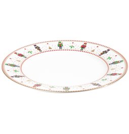 Porcelain dinner plate Nutcracker, D26.5cm