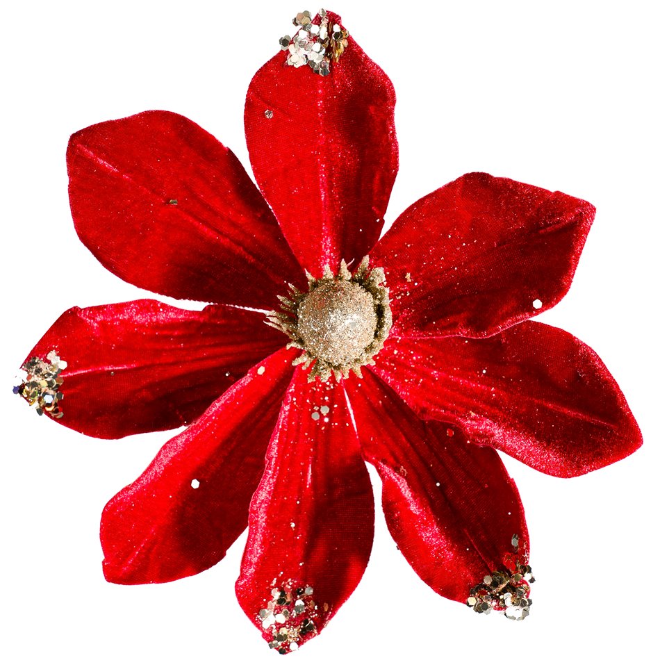 X-mas decor HANGING MAGNOIA RED 22cm