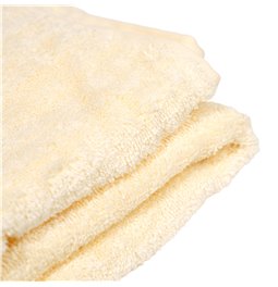 Полотенце бамбукового волокна Stripe, 70x140cm, желтого цвета, 550g/m2