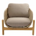Armchair Ladeona, acacia, H80.4x86,4x62,5cm