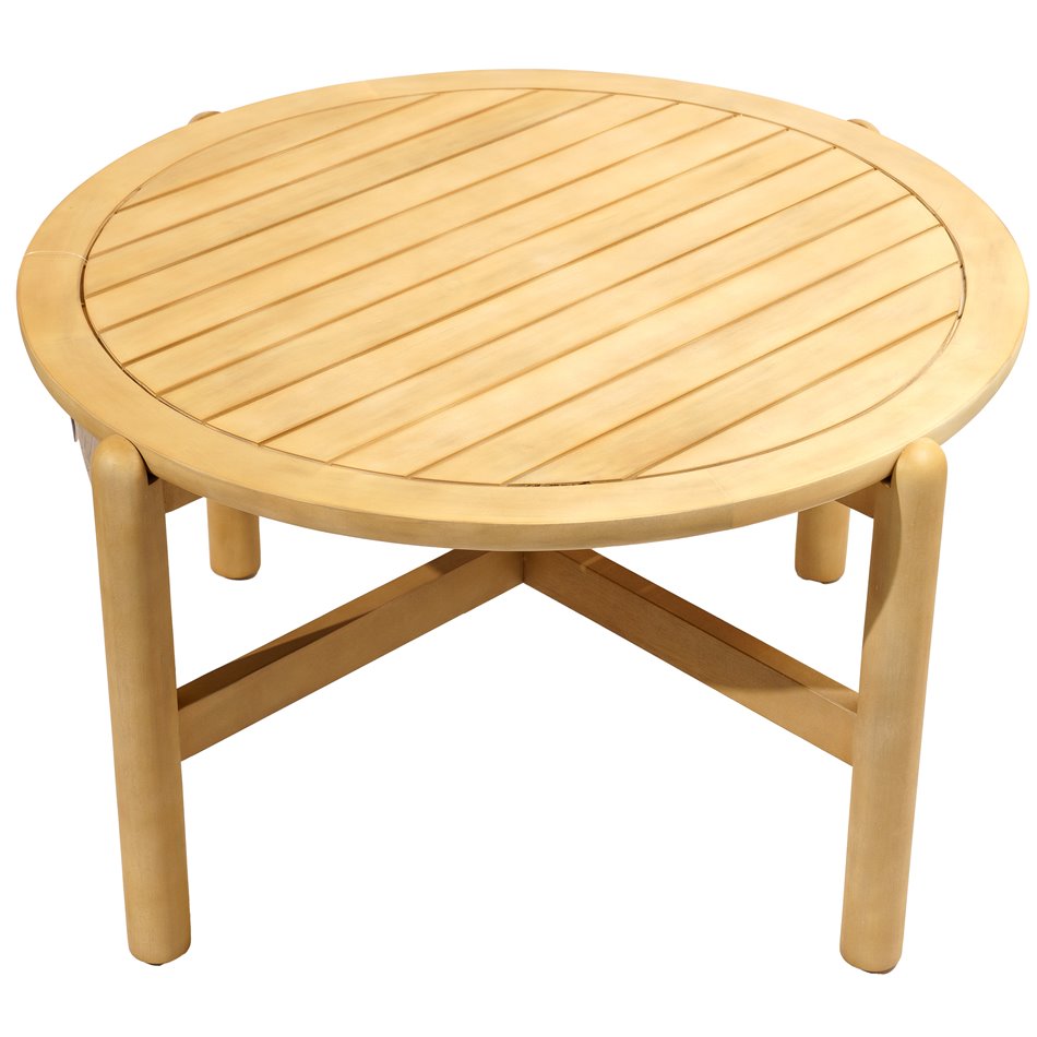 Coffee table Ladeona, acacia, H48xD85,4cm
