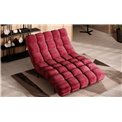 Day sofa Wedelphi, red, H91x120x166cm, seat height 38cm