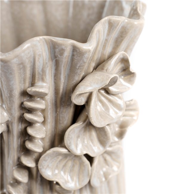 Vase Necklace, white, stoneware, H30.5x17x15.5cm