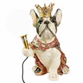Table lamp Dog Fighting Round Ball, 36x22.5x36cm