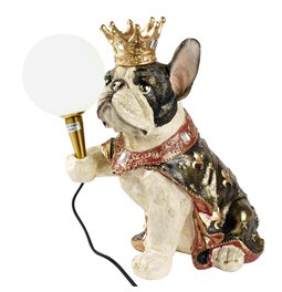 Table lamp Dog Fighting Round Ball, 36x22.5x36cm