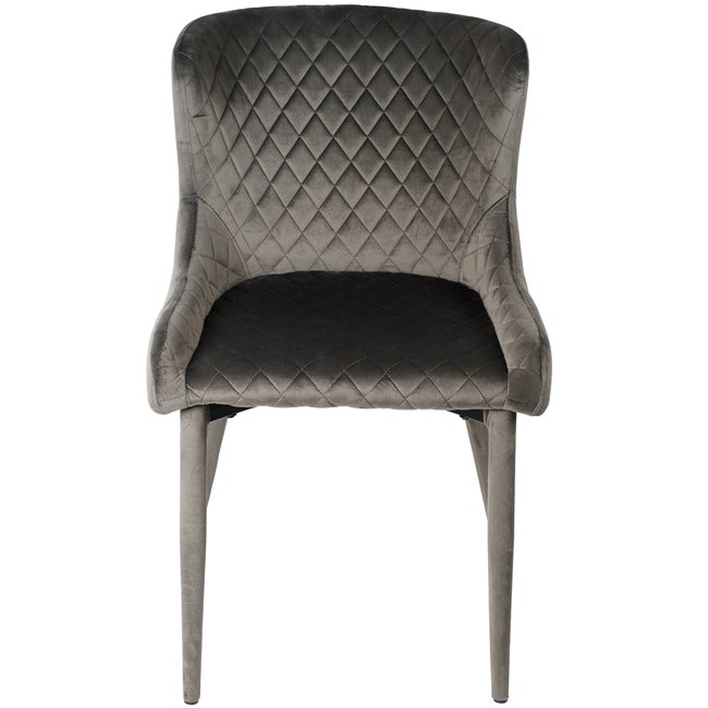 Oбеденный стул Marinna, темно коричневый, бархат, 82x50x44см, высота сиденья 46см