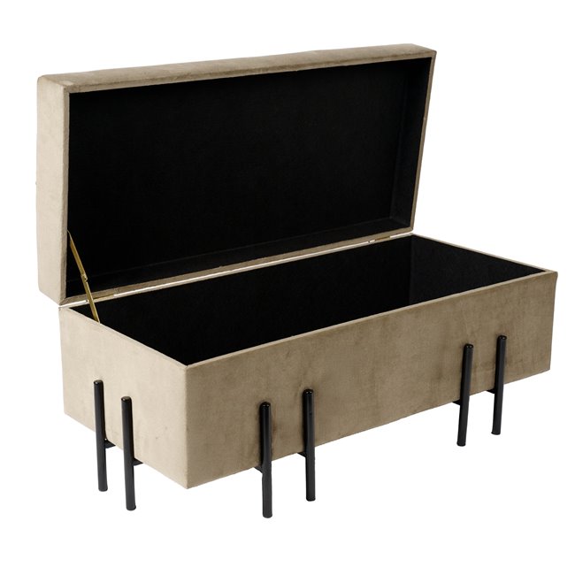 Скамейка Fabro S, taupe, 73x35x33cm