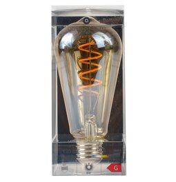 Deko bulb Teardrop ST64, E27, 2W LED, 125 lm, D6.4cm, H14.3cm