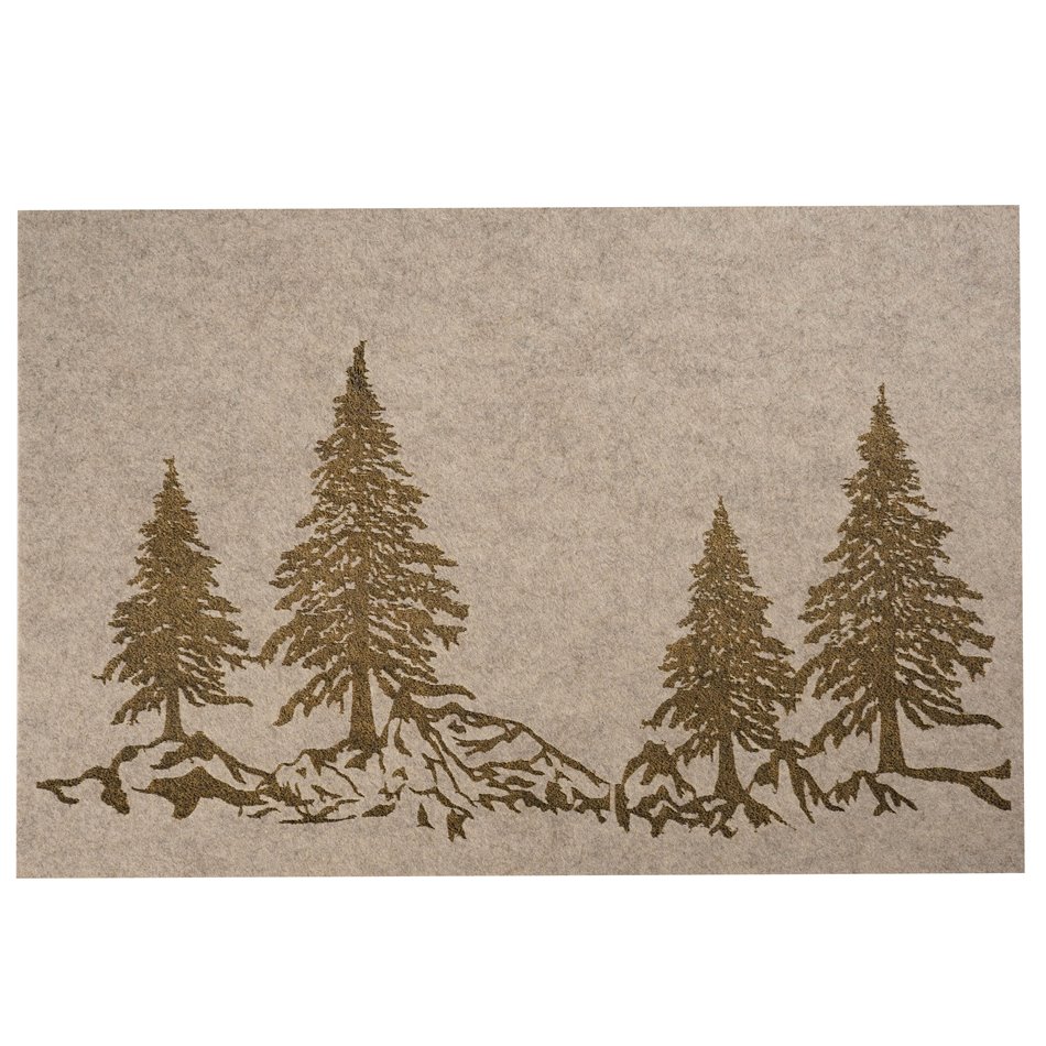 FOREST FELT PLACEMAT, 45x30cm
