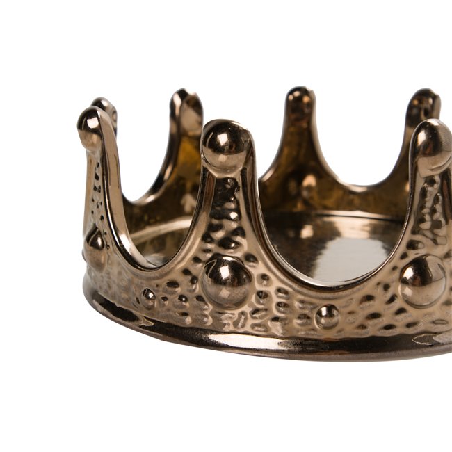 Decor Crown, gold colour, D21x8cm