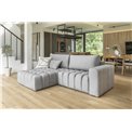 Corner sofa Ebonett L, Monolith 29, brown, H92x250x175cm