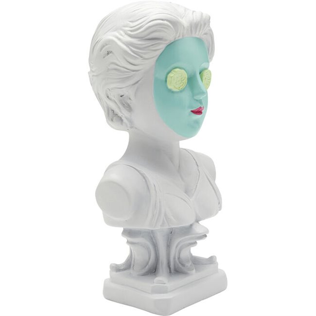 Deco figurine Cucumber mask, H20x9x11cm