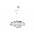 Griestu lampa Raido, stikls,  G9 6x35W (max), H-45-130cm, Ø-45cm