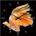 Painting wall clock Golden fish, 60x60cm