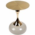 Side table Jarvso 1, metal, D40xH55cm