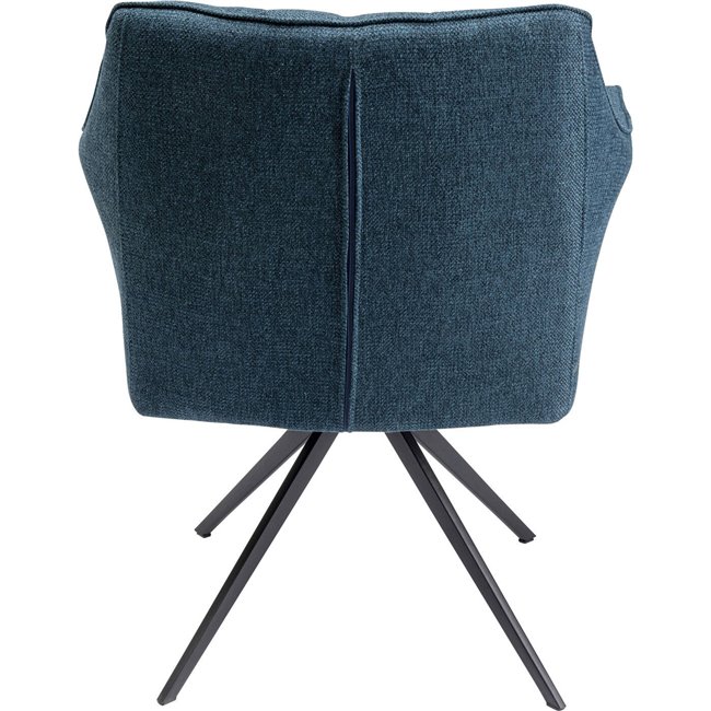 Обеденный стул Thinktank, вращающееся на 360, синий цвет, H85x65x42cm, высота сиденья 48cm