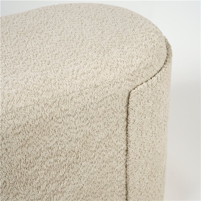 Bench with storage box Caldelar L, beige, H47x84x41cm