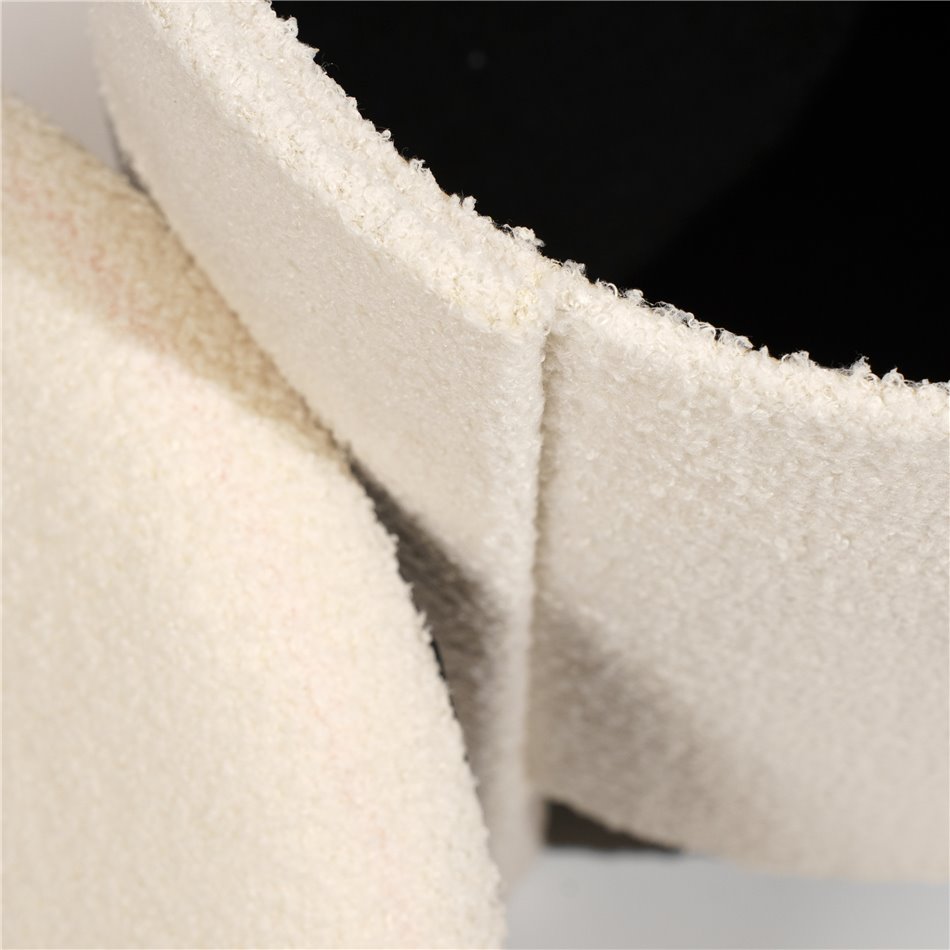 Pouf with storage Caldera L, beige, with storage, H47xD41cm