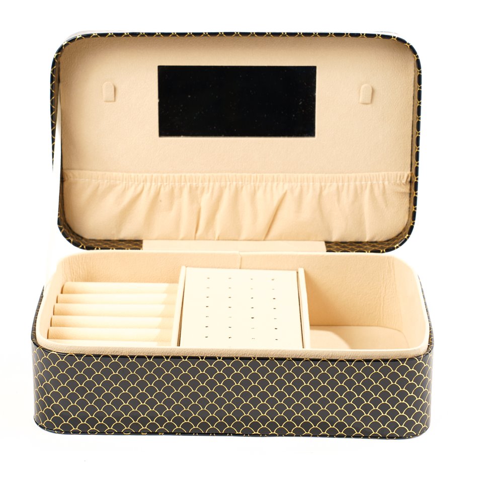 Шкатулка для украшений Callera, черный, 25x15x8cm